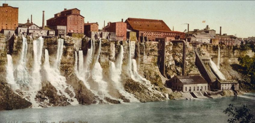 La Phot’eau insolite de la semaine : The MILL DISTRICT of Niagara Falls, New York, 19th Century