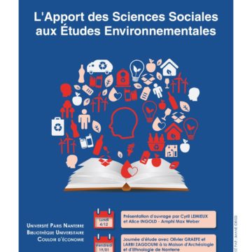 Nouvelle Expo Bibli-EAU : « L’apport des Sciences Sociales en Études Environnementales » (du 04/12 au 15/12 à l’Université Paris Nanterre)